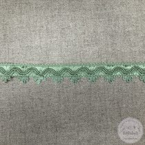 Pisztácia zöld, csipkés alj (b15)