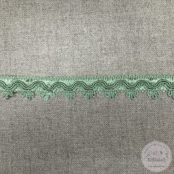 Pisztácia zöld, csipkés alj (b15)