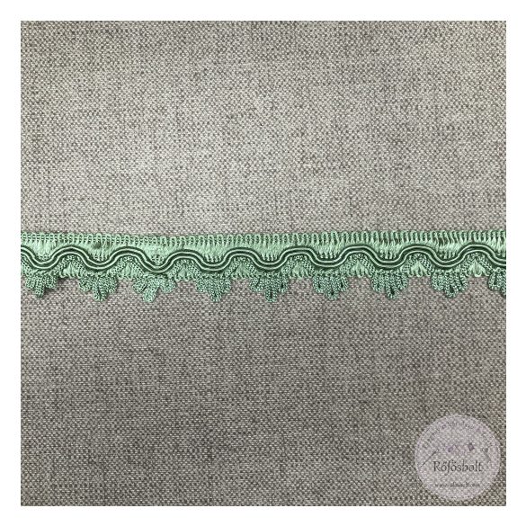 Pisztácia zöld, csipkés alj (b15)