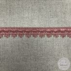 Terracotta, csipkés alj (b17)