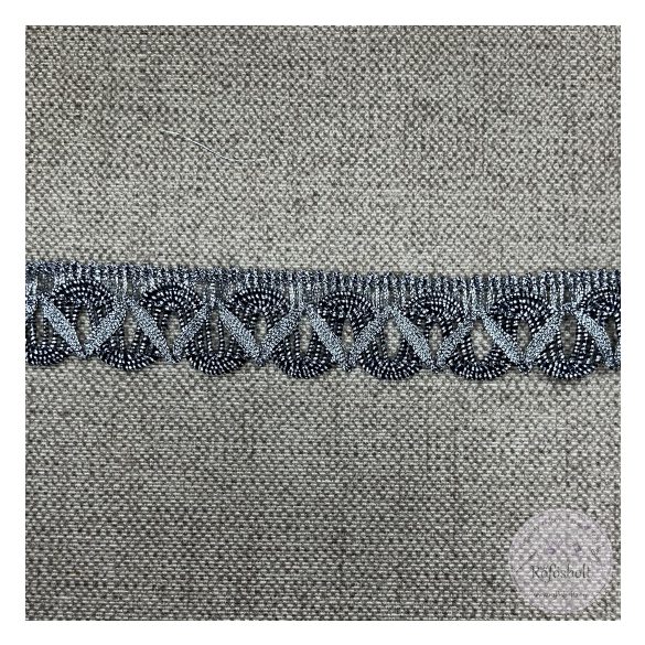 Sötét ezüst, félgömb alj (b22)