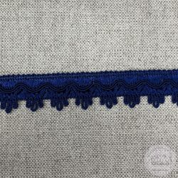 Királykék, csipkés alj (b9)