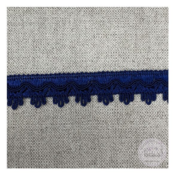 Királykék, csipkés alj (b9)