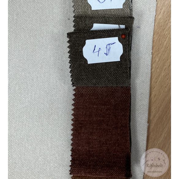 Bútorszövet: puha barna (45)