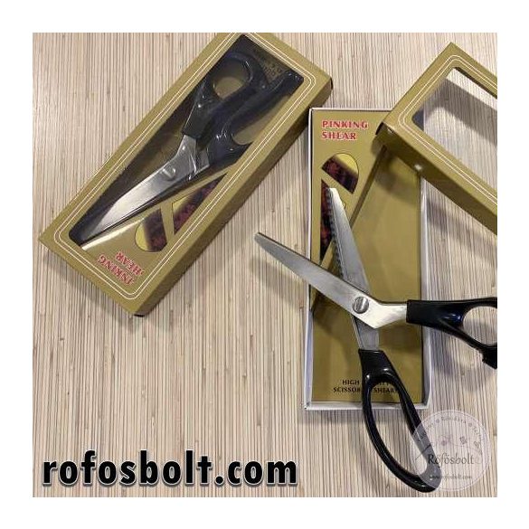 Super Quality 23 cm-es Cikk-Cakk olló (Pinking - Shears)