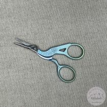 Kék-zöld daru, kézimunka olló