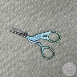 Kék-zöld daru, kézimunka olló