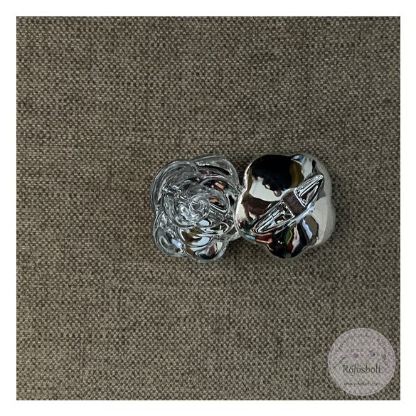 Felvarrható, áttetsző rózsa