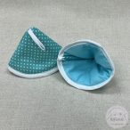 Edényfogó fül: kék-zöld