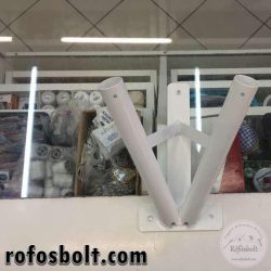 Egy vagy két águ fém falra szerelhető zászlótartó