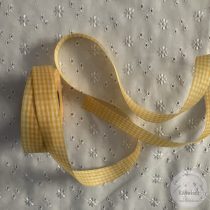 Erős narancs-fehér francia kockás