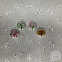 Hófehér alapra festett fa