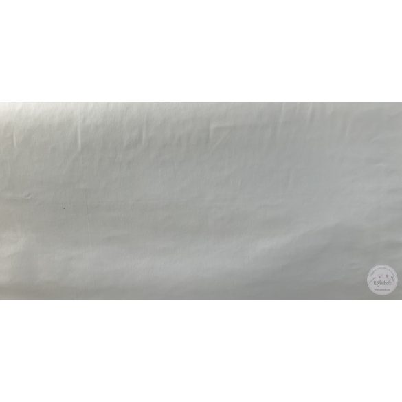 Fehér, minta nélküli viaszos vászon