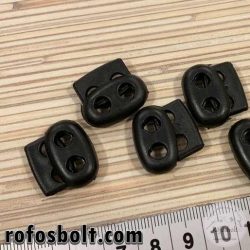 FEKETE zsinór szabályozó - 5 DB-OS KISZERELÉSBEN