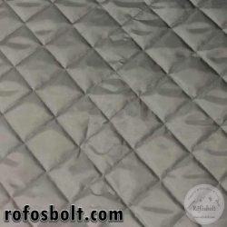 Fekete steppelt kabátbélés