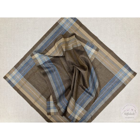 Férfi zsebkendő: bordó, sötétkék, barna