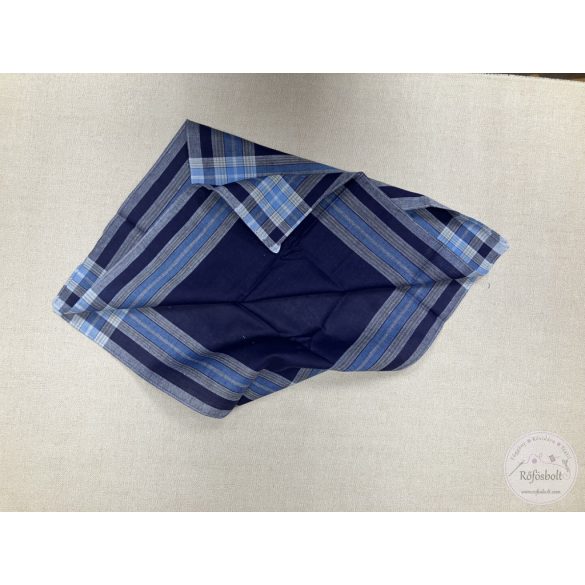 Férfi zsebkendő: indigókék, barna, bordó