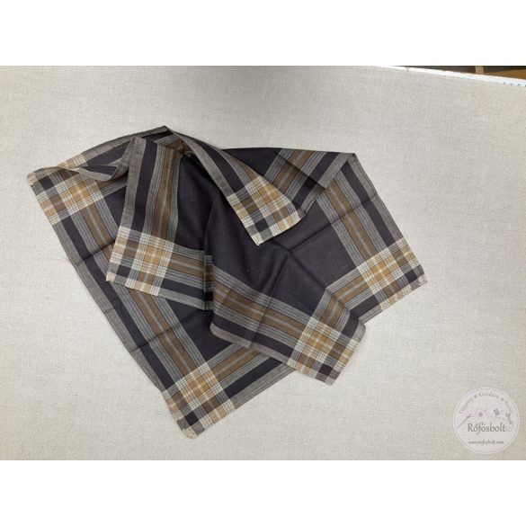 Férfi zsebkendő: indigókék, barna, bordó