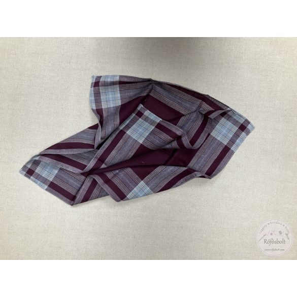 Férfi zsebkendő: indigókék, barna, bordó