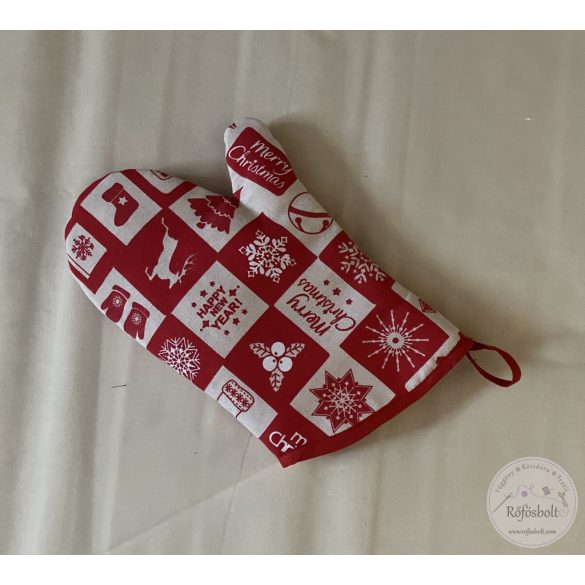 Főző kesztyű Karácsonykor