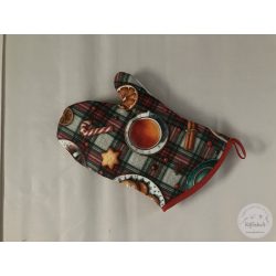 Főzőkesztyű karácsonyi sütikkel