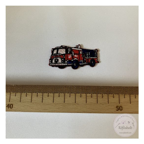 Tűzoltóautó, 6x3 cm (FVF28)