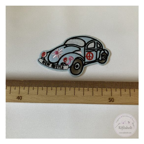 Hippi autó, 9,5x6,5 cm (FVF37)