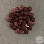 Alul hurkolt, rücskös tetejű, érett málna színű (g1)