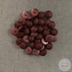 Alul hurkolt, rücskös tetejű, érett málna színű (g1)