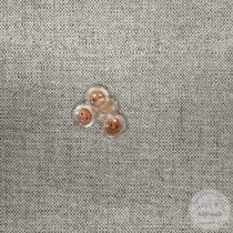 Áttetsző szélű, narancs közepű