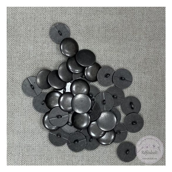 Alulhurkolt, lapos, sötét ezüst (g107)