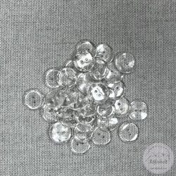 Átlátszó, nagy ágynemű gomb