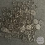 Nagy, rózsaszínes ágynemű gomb