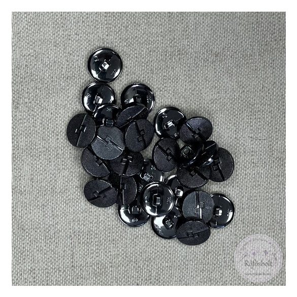 Alulhurkolt, rücskös hatású díszgomb (g110)