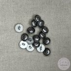 Alulhurkolt, peremes vasmacska, sötét ezüst (g111)