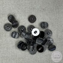 Alulhurkolt, csíkos hatású, homorú gomb (g112)