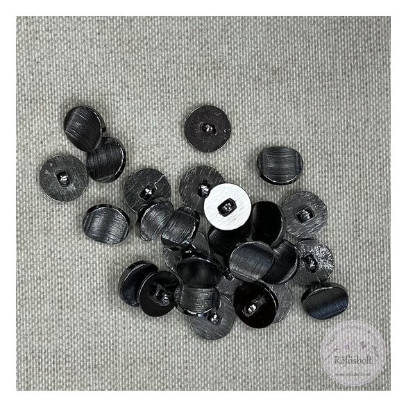 Alulhurkolt, csíkos hatású, homorú gomb (g112)