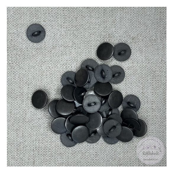 Alulhurkolt, sötét ezüst, teljesen lapos (g113)