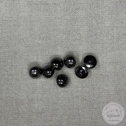 Alulhurkolt, sötét ezüst, félgömb (g114)