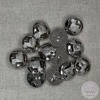 Alulhurkolt, ezüst dísz gomb (g116)