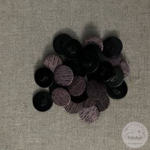 Alul hurkolt, pezsgő-fekete csíkos (g16)