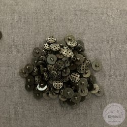 Alul hurkolt, bronz színű, fonott mintás (g18)