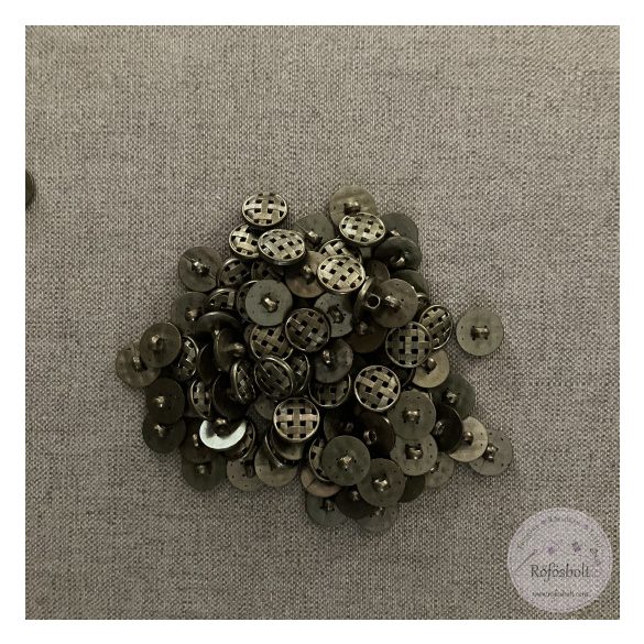 Alul hurkolt, bronz színű, fonott mintás (g18)