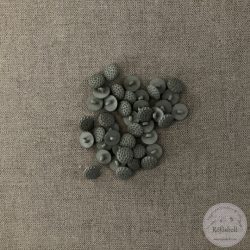 Alul hurkolt, pasztell zöld, színén vonalkák (g24)