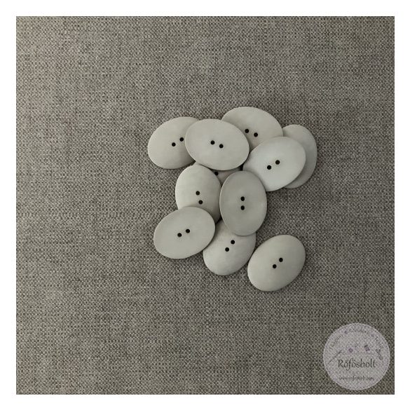 Két lyukú, piszkos fehér (g25)