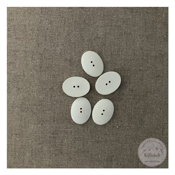 Két lyukú, fehér (g27)