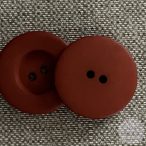 Széles peremű, erős narancs kabátgomb