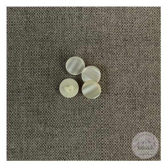 Alul hurkolt, opálos halvány sárga