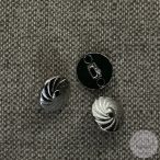 Alul hurkolt, alumínium, díszgomb