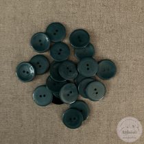 Két lyukú, kellemes zöld, nagy gomb (g6)